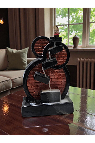 zanfagroup Modern Duvar Basamak Geri Akış Tütsülük 16cm Vernikli