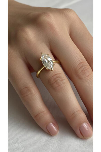 Wind Silver 6 Tırnaklı Zirkon 3crt Ayarlı Yüzük