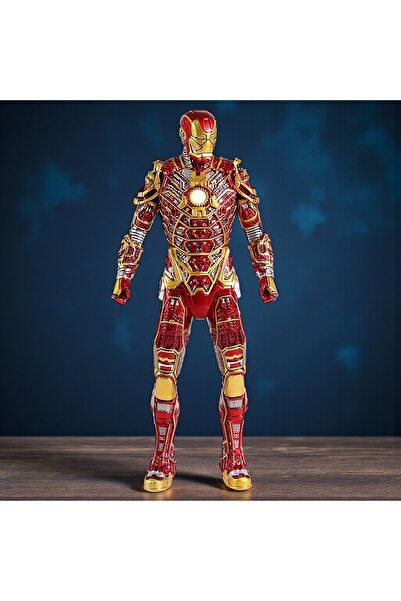 e-life shop Iron Man Mark 41 Retro Marvel Avengers Figür Biblo 31 cm Koleksiy...