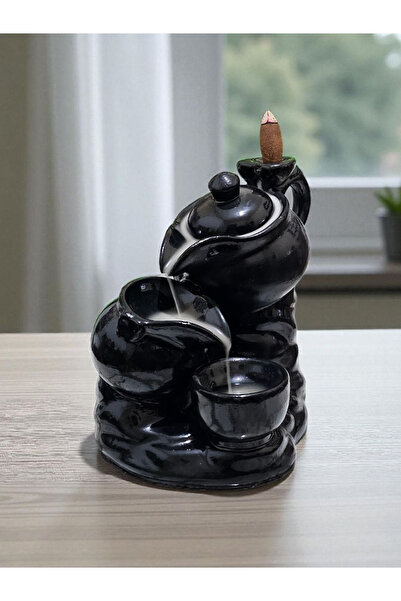 zanfagroup Modern Dekoratif Çaydanlık Geri Akış Tütsülük Vernikli