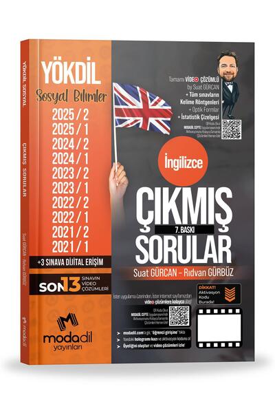Modadil Yayınları Modadil YÖKDİL Sosyal Bilimler İngilizce Çıkmış Sorular - S...