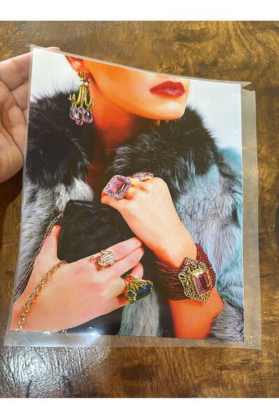 Gönülden Tasarım Ženska majica sa slikom - naželjezna, transfer print, izveze...