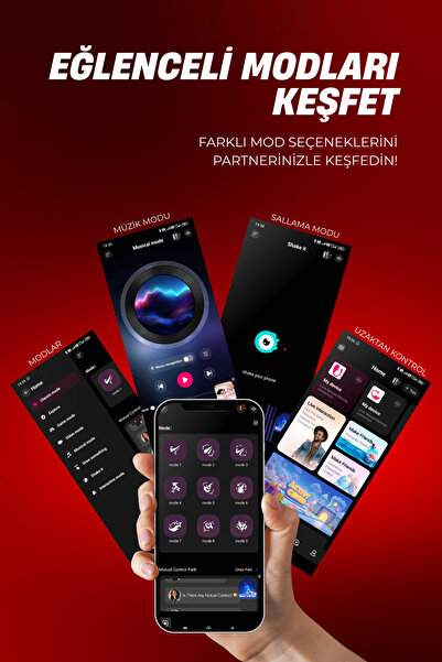 Happy Moon Garantili Telefon Kontrollü Titreşimli Vibratör - Gizli gönderim