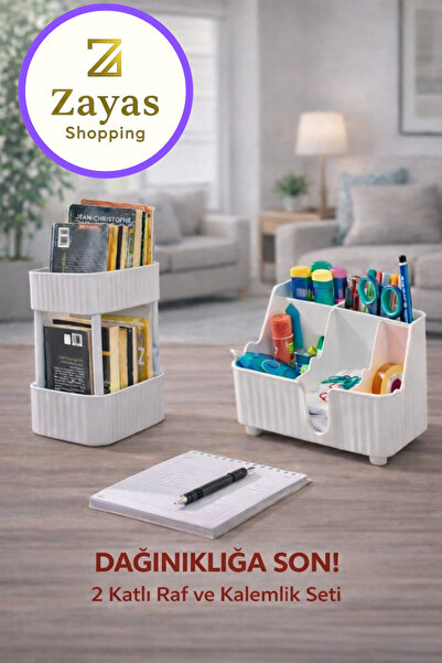 Zayas Shopping ZS-0063-2’li Ofis ve Ev Düzenleyici Seti – Masaüstü Kırtasiye ...
