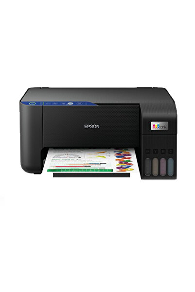 EPSON EcoTank L3251 Yazıcı Wi Fi Orjinal Mürekkepli - Renkli; Fotokopi, Yazıcı, Tarayıcı (C11Cj67406)