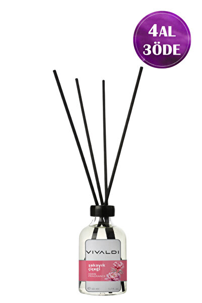 Vivaldi Home Şakayık Çiçeği Çubuklu Oda Kokusu 50 ml – Çiçeksi ve Ferah Koku
