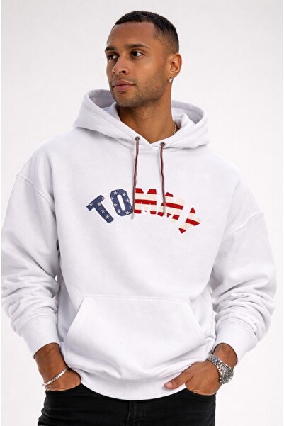 Tommy Hilfiger Unisex Tjw Star Embroidered Sweatshirt