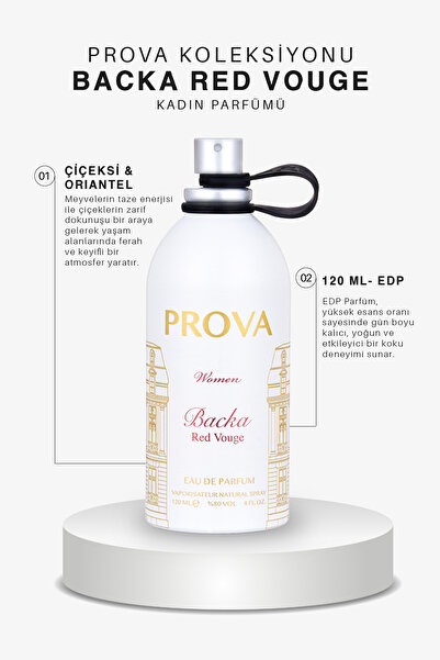 prova Backa Red Vouge Edp Çiçeksi Kadın Parfüm 120 ml