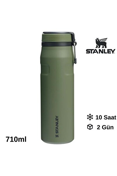 Stanley The IceFlow Twist Flip Termos 0.71 LT Termos Kupa Kamp Matara HAKİ