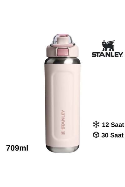 Stanley Wellspring Bottle 0,70 LT / 24oz Pembe 10-13111-031