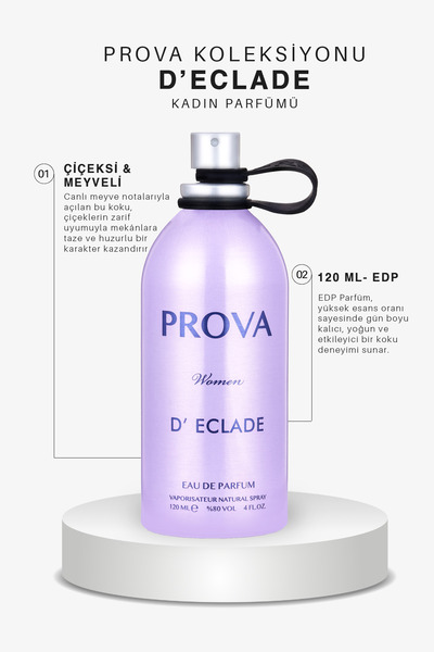 prova D' Eclade Edp Meyveli Çiçeksi Kadın Parfüm 120 ml