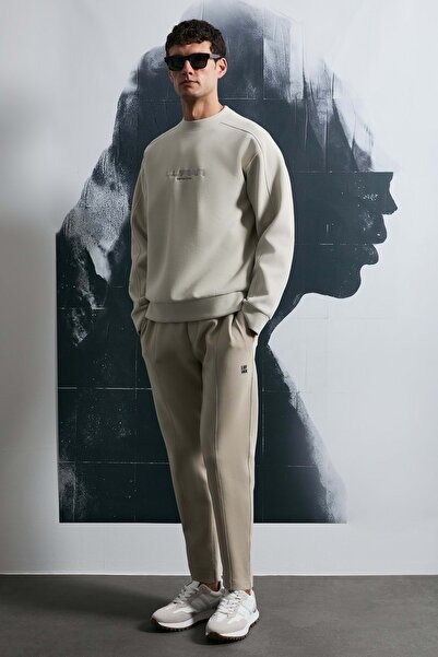 Lufian 112050075 Ανδρικό παντελόνι Rex ΜΠΕΖ