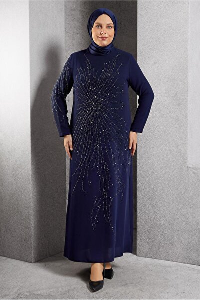 Alvina Stone Printed Evening Dress 20620