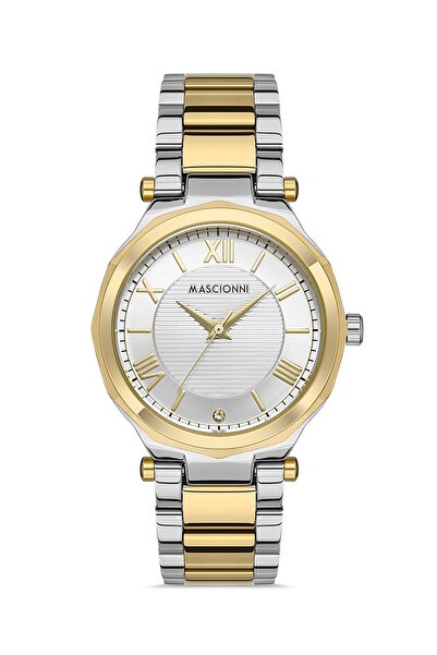 mascionni Kadın Kol Saati | Paslanmaz Çelik Kordon | Quartz Mekanizma | 3 ATM...