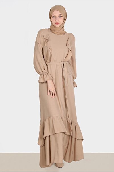 Alvina VOLAN ПОДРОБНА РОКЛЯ С КОЛАН 42633