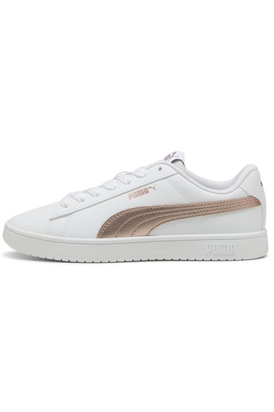 Puma Rickie Classic 394251 Sneaker Unisex Spor Ayakkabı BEYAZ-ALTIN