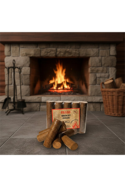 CYH FARGO SIKIŞTIRILMIŞ DOĞAL BRİKET ŞÖMİNE ODUNU 10 KG