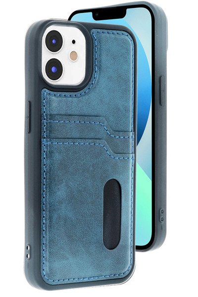 NewFace حافظة آيفون 11 من آر دي بي واي دي إن، حافظة جلدية مع حامل لبطاقات الع...