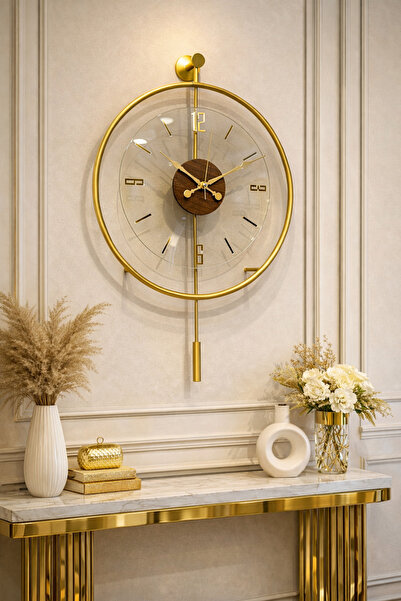 MetaQuartz Aksesuar Masif - Luxry Şefaf (TAMPERLİ KIRILMAZ CAM) - (50 ÇAP)- Q...