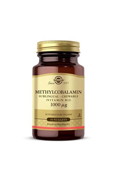 Solgar Methylcobalamin 1000 mg Dilaltı 30 Tablet