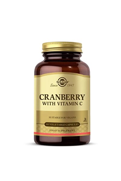 Solgar Cranberry With Vitamin C 60 Vegi Kapsül