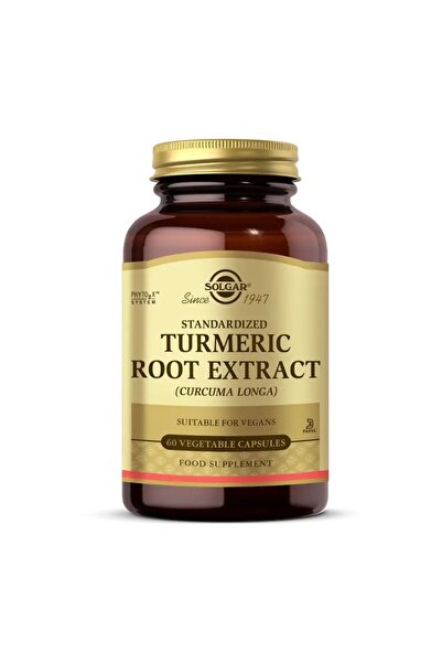 Solgar Extract de rădăcină de turmeric 60 capsule