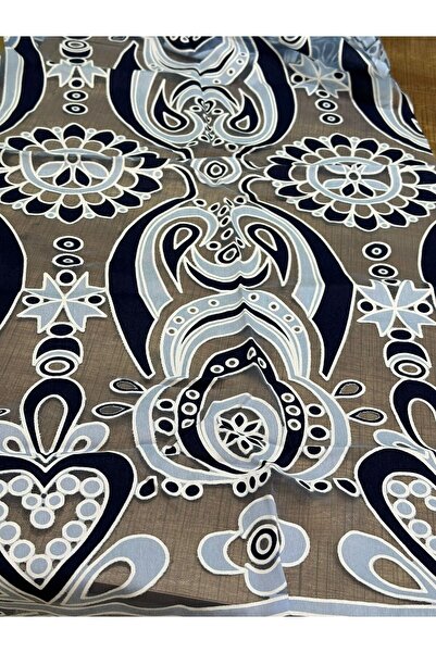 Gönülden Tasarım 136x56 см Тюль з квітковим візерунком, кольорова тканина