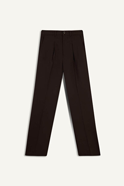 DeFacto Braune Damenhose mit weitem Bein E7238Ax/Bn340