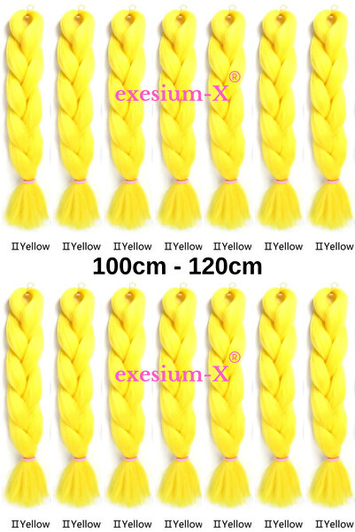 X-Pression Synthetic Hair for African Braids & Dreadlocks 100 Gr # Yellow2