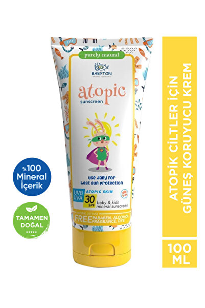 BABYTON Atopik Cilt Doğal Güneş Kremi 100 ml
