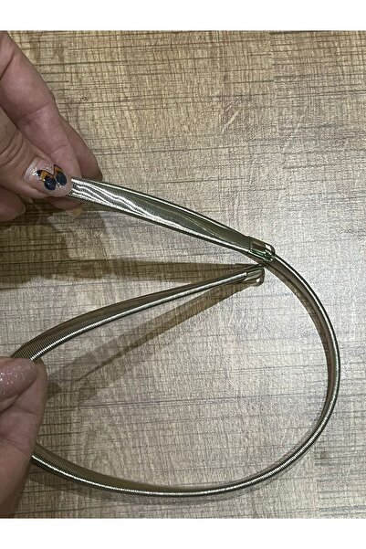 Gönülden Tasarım 67X1 CM LASTİKLİ METAL KEMER AKSESUARI GİYİM AKSESUARI ŞERİT