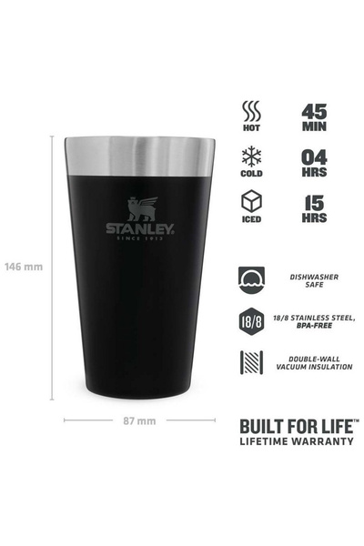 Stanley Adventure Stacking Bardak | 0.47L Siyah
