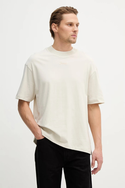 Guess Ανδρικό μπλουζάκι με κοντό μανίκι με πλεκτό γιακά με αντίθεση M6RP09KA2...