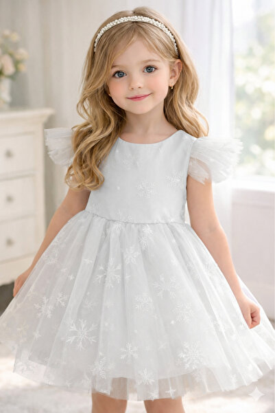 BİLGEN Style Момичешка бална рокля с панделка