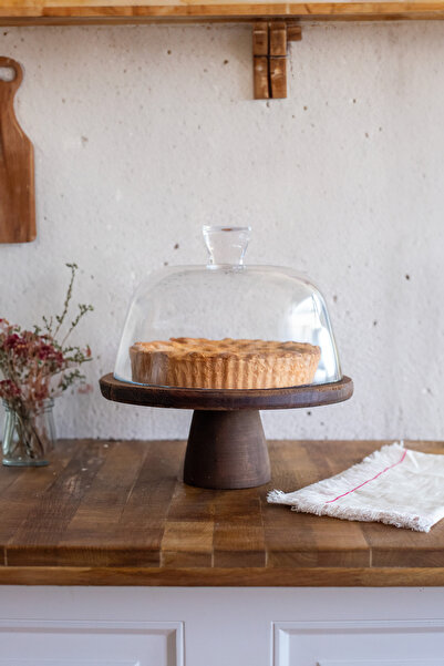 Akayev جرة جرس خشبية بطول 24 سم