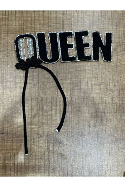 Gönülden Tasarım Ütü İle Yapışan Kabartma Taşlı Queen Yazı Arma Dikiş Aplike ...