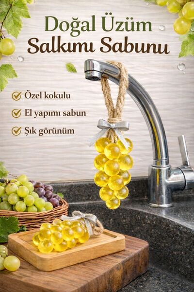 ARMELUXE SHOP Doğal Üzüm Salkımlı Sabun