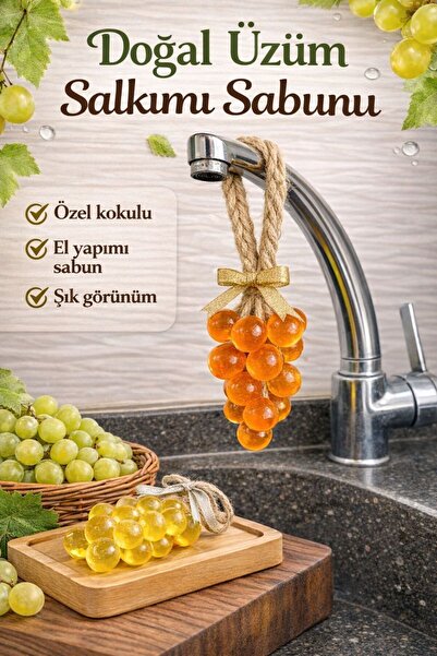 ARMELUXE SHOP Doğal Üzüm salkımlı sabun
