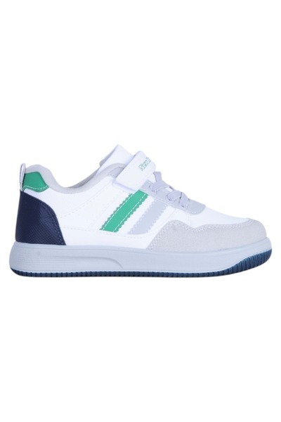 moda ayakkabım New Hunter 249 Buz-Yeşil Cilt Erkek Çocuk Spor Ayakkabı
