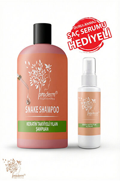 PRODERM Keratin Takviyeli Yılan Şampuanı
