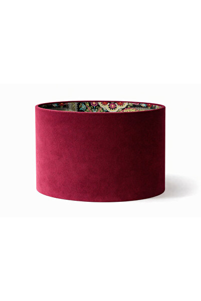 Mivera Maison DEKORATİF KADİFE KAPLAMA ABAJUR BAŞLIĞI (30x20cm)