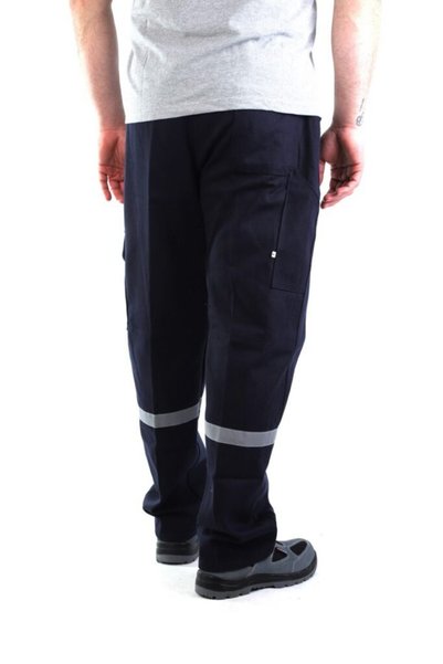 Secura İş Güvenliği Winter Work Trousers 7*7 100% Cotton Navy Blue