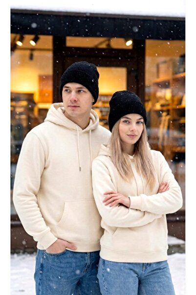 LAGRANZE Dear Beanie Set – Unisex Winter Knitwear Beanie Set