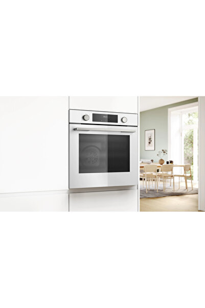 Bosch HUA717BV0T Serie 4 Beyaz Ankastre Fırın