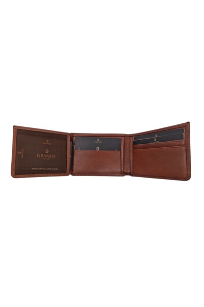 Grande 1410 Leather Men's Wallet Crystal Tan