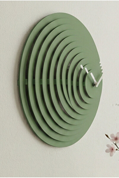 Tasarı Modern Duvar Saati – Katmanlı Minimal Tasarım / El Yapımı Dekoratif Saat