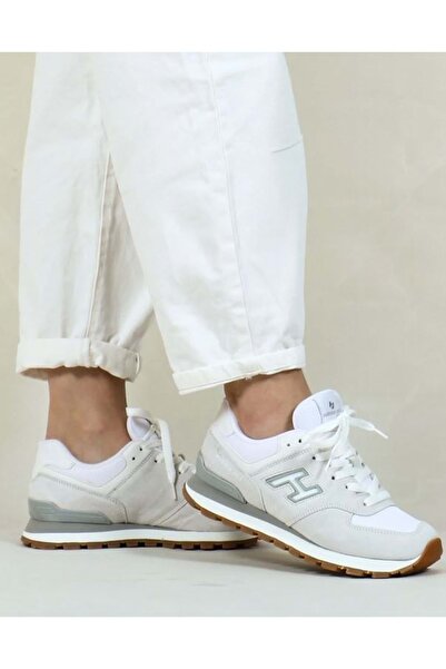 Hammer Jack Chile valódi bőr fehér puruty-krepp női sportcipő