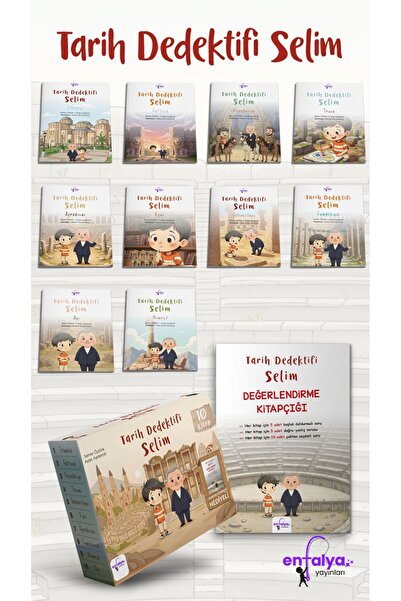 ENFALYA YAYINLARI Tarih Dedektifi Selim 10 Hikaye Seti (YENİLENDİ)
