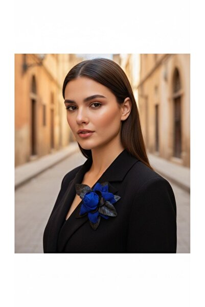 Gönülden Tasarım 9 CM PÜSKÜLLÜ TOMURCUK TAŞLI EL YAPIMI BROŞ YAKA İĞNESİ TÜRB...