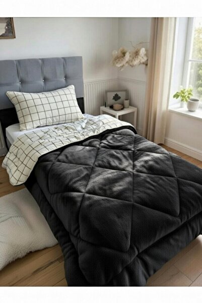 VENTİ VENTİSCA Daylight Welsoft Pamuklu Çift Taraflı Desenli Tek Kişilik Yorg...